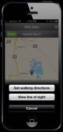 iPhone: Walking Direction Options