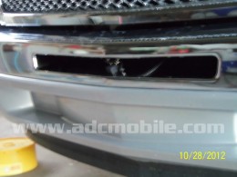 Camera mounted on custom bracket