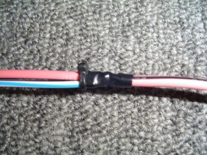 Ziptie to stabilize connection