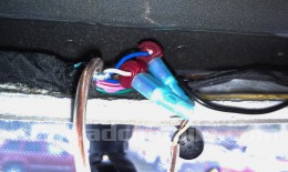 "T-Tap" connectors added and connected to RCA cable