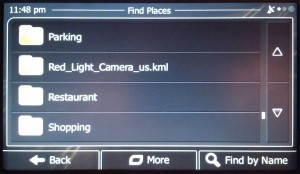 Red Light locations show up in POI list