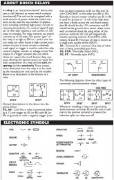 Bosch Relay Basics