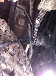 Camera cable under bed