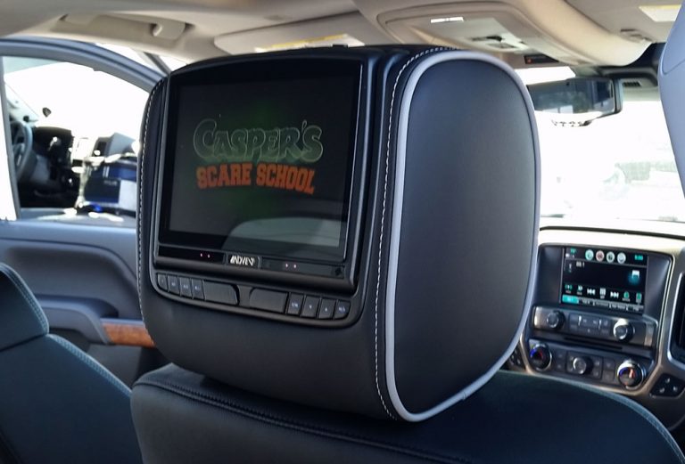 Audiovox 8″ Dual DVD Headrest System ADC Mobile