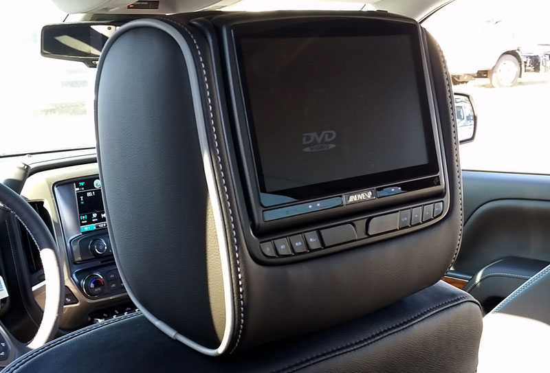 Audiovox 8″ Dual DVD Headrest System ADC Mobile