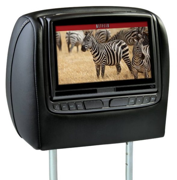 Audiovox 8″ Dual DVD Headrest System ADC Mobile