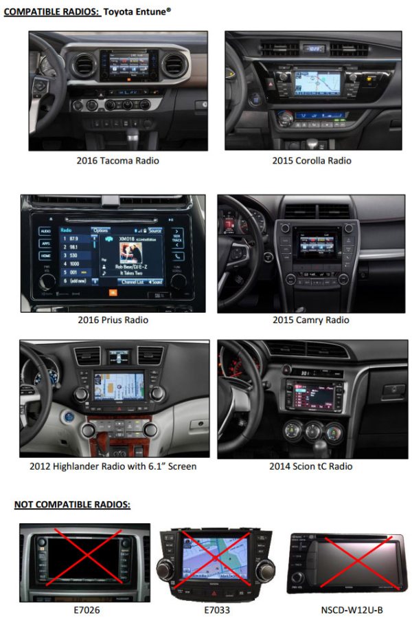 Toyota Video in Motion Override for Entune Radios - Image 3