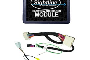 Rear Camera Input Module for Chrysler/Dodge UConnect 2-Piece Radio