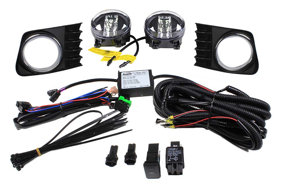 2012 14 Toyota Prius V LED Daytime Running Light Kit