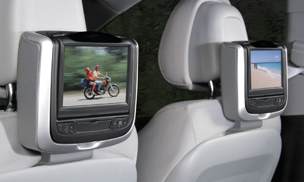 Audiovox 7″ Dual DVD Seatback System w/HDMI ADC Mobile