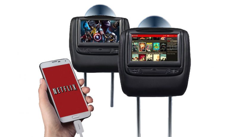 Audiovox 7″ Dual DVD Headrest System w/HDMI – ADC Mobile