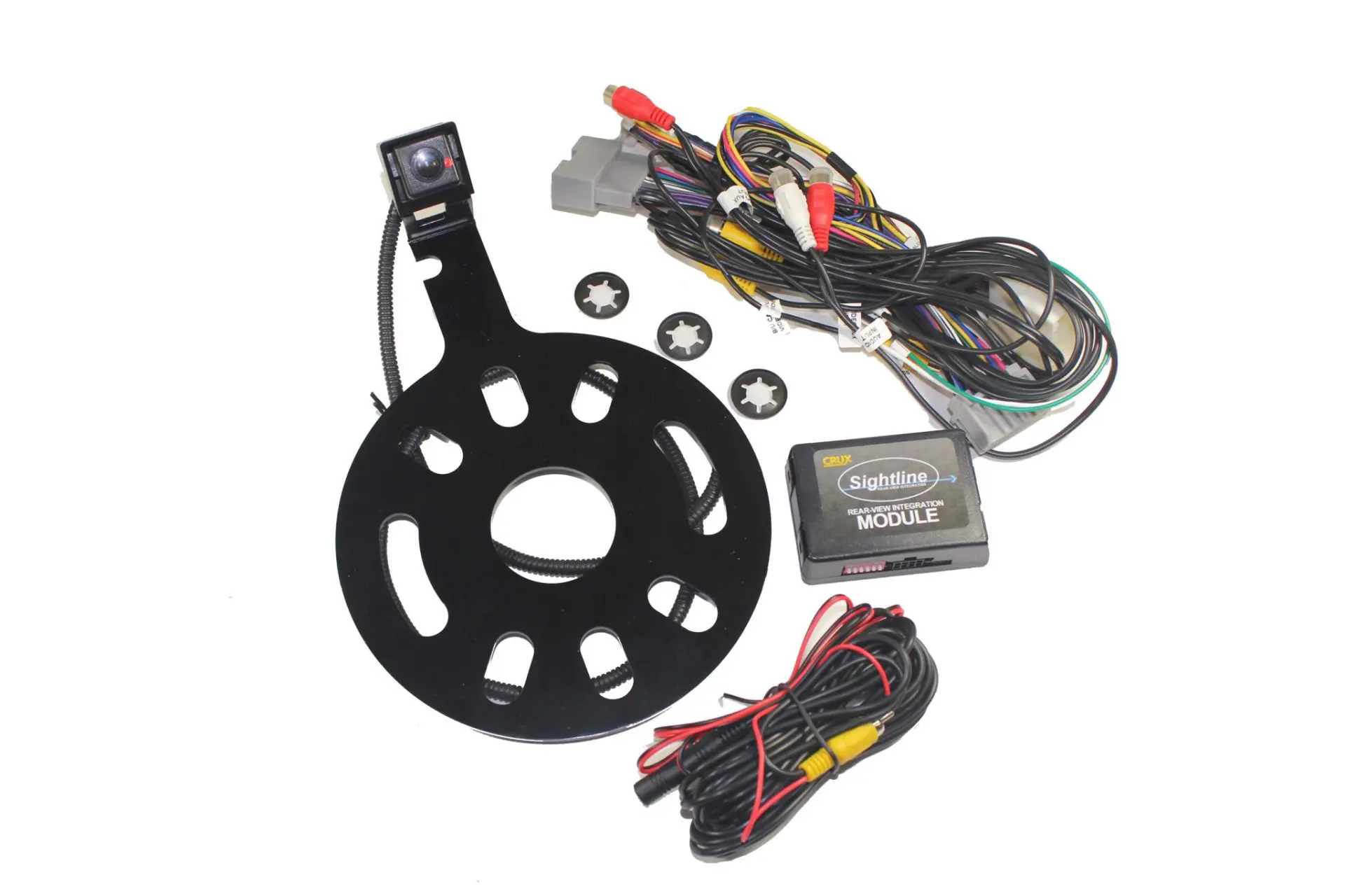 Spare Tire Camera w/Moving Lines & AV Input for Jeep Wrangler