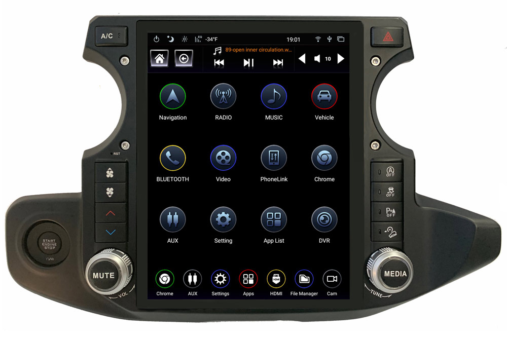 GEN 4 “T” Style Radio for Jeep JL/Gladiator ADC Mobile