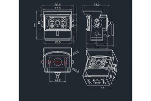 Black Commercial Camera w/ IR & 150 Degree View - Image 6