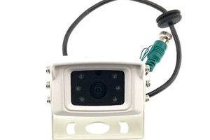 White Commercial Camera w/ IR & 140 Degree View