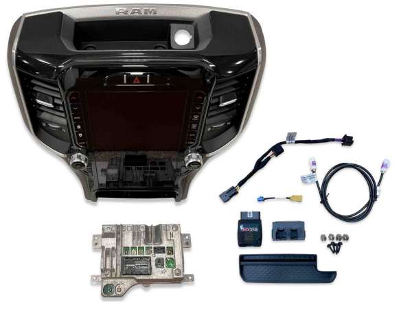 2019-2022 RAM Heavy Duty UAX Uconnect 4C NAV 12" w/CarPlay & Android Auto Upgrade - Image 5