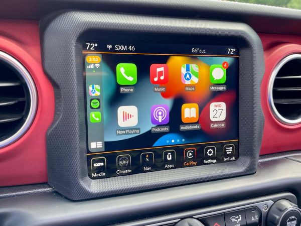 2020-2023 Jeep Wrangler JL UAQ Uconnect 4C Navi 8.4" Display w/CarPlay & Android Auto Upgrade