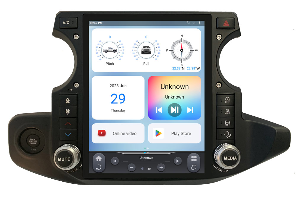 GEN 6 “T” Style Radio for Jeep JL/Gladiator