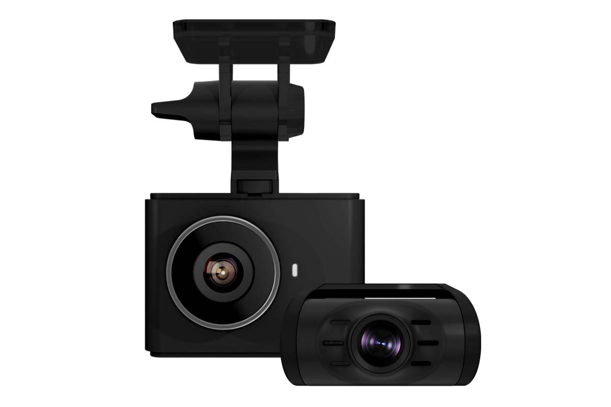 M7 Wi-Fi 3-Channel Dash Cam - 2K QHD Resolution - Front and Rear