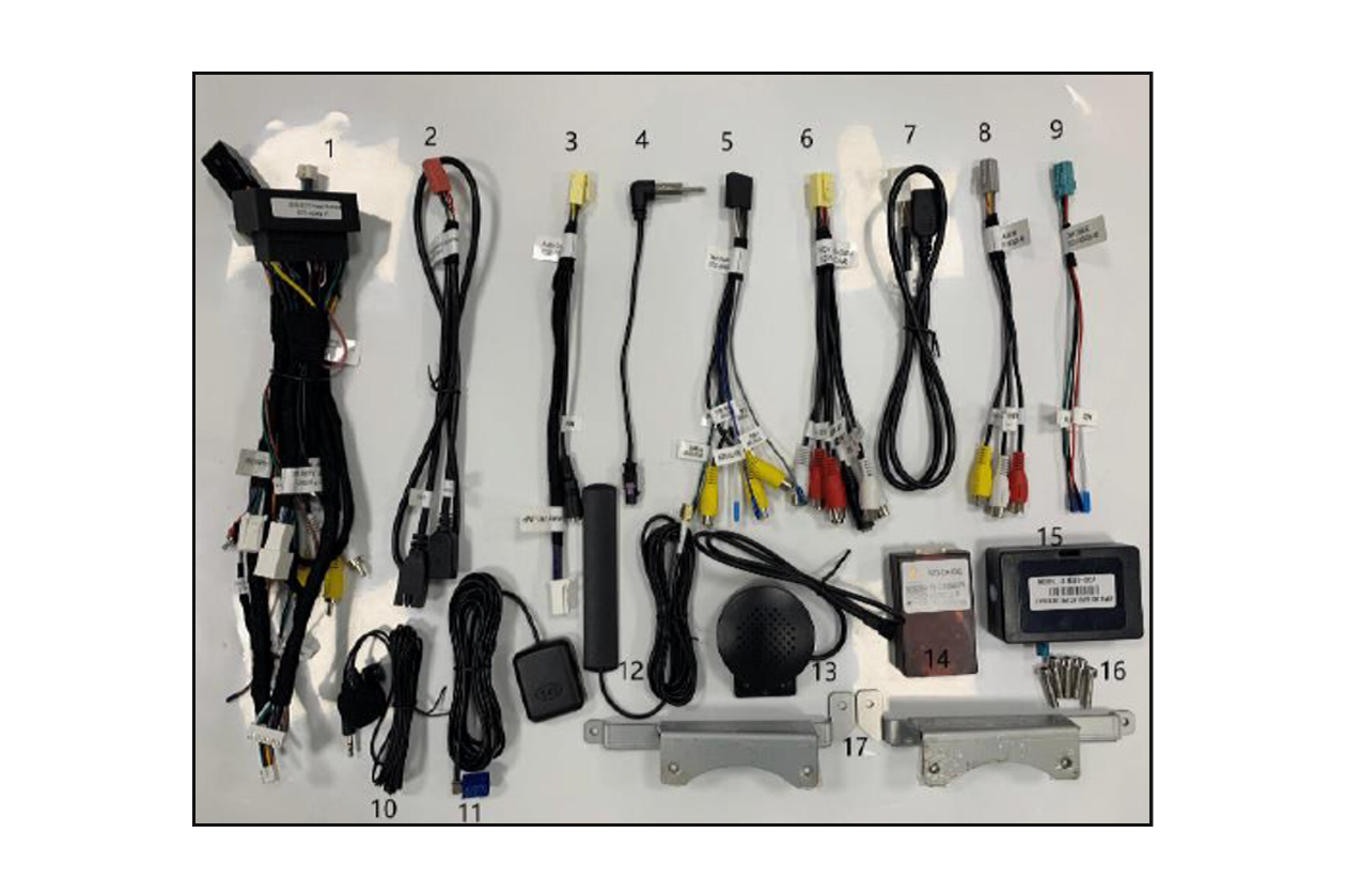 Replacement Parts for 2018-22 Jeep Wrangler/Gladiator Linkswell T-Style Radios