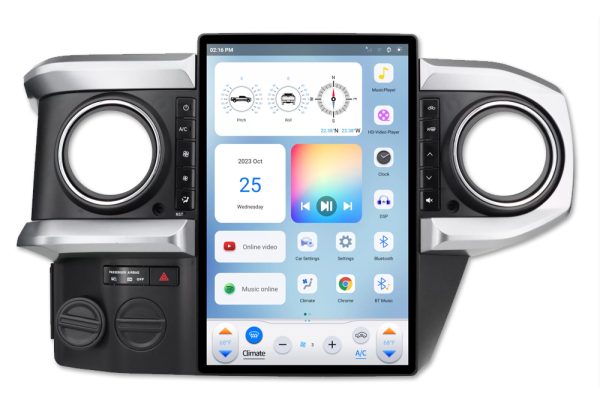 GEN 6 “T” Style Radio for 2016-23 Toyota Tacoma