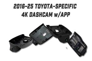 Toyota-Specific 4K Front/Rear DashCam DVR