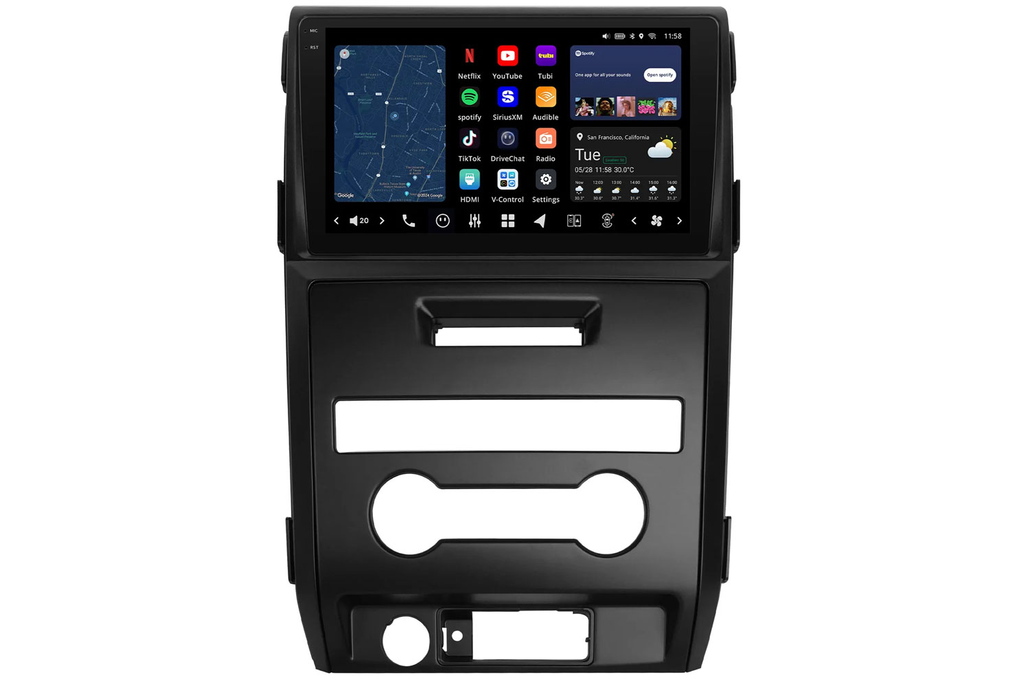 9" Android Radio w/Maestro for 2009-12 Ford F-150