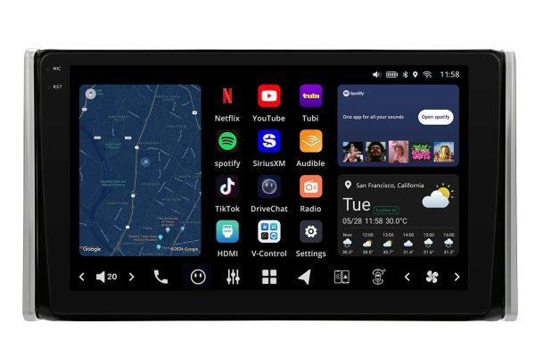 9" Android Radio w/Maestro for 2019-21 Toyota RAV4