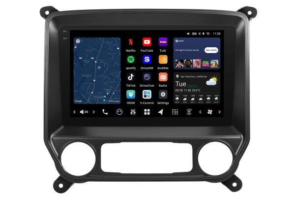 10" Android Radio w/Maestro for 2014-19 Silverado/Sierra