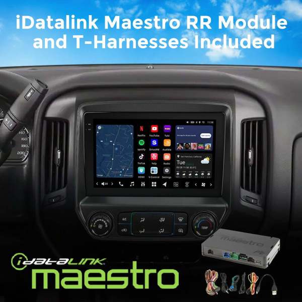 10" Android Radio w/Maestro for 2014-19 Silverado/Sierra - Image 9