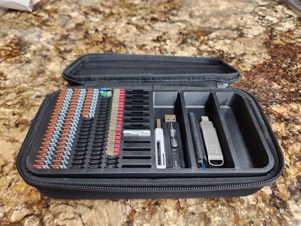 3-D Printed Go Pro Case Organizer