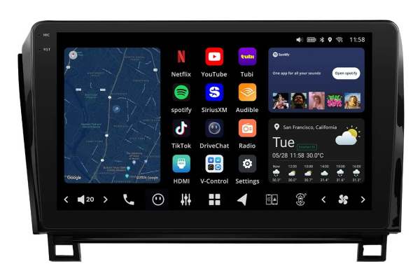 10" Android Radio w/Maestro for 2007-13 Toyota Tundra & 2008-21 Sequoia