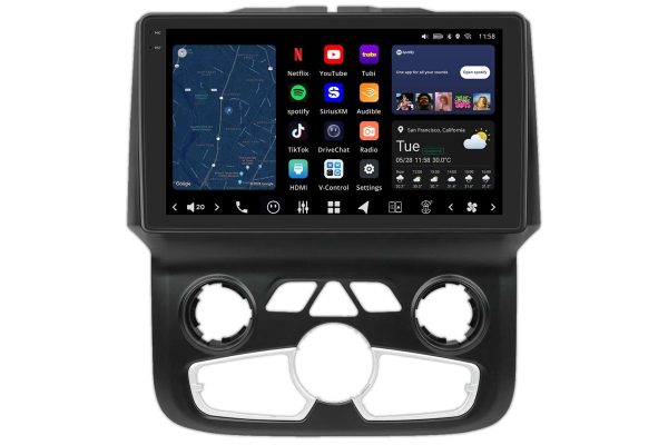 9" Android Radio w/Maestro for 2013-18 RAM Trucks