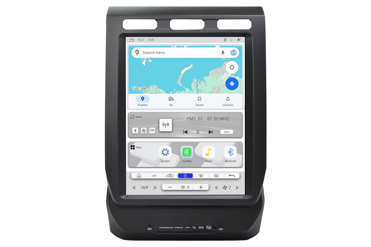 T-Style LITE 2 Radio for 2015-2022 Ford F-Series