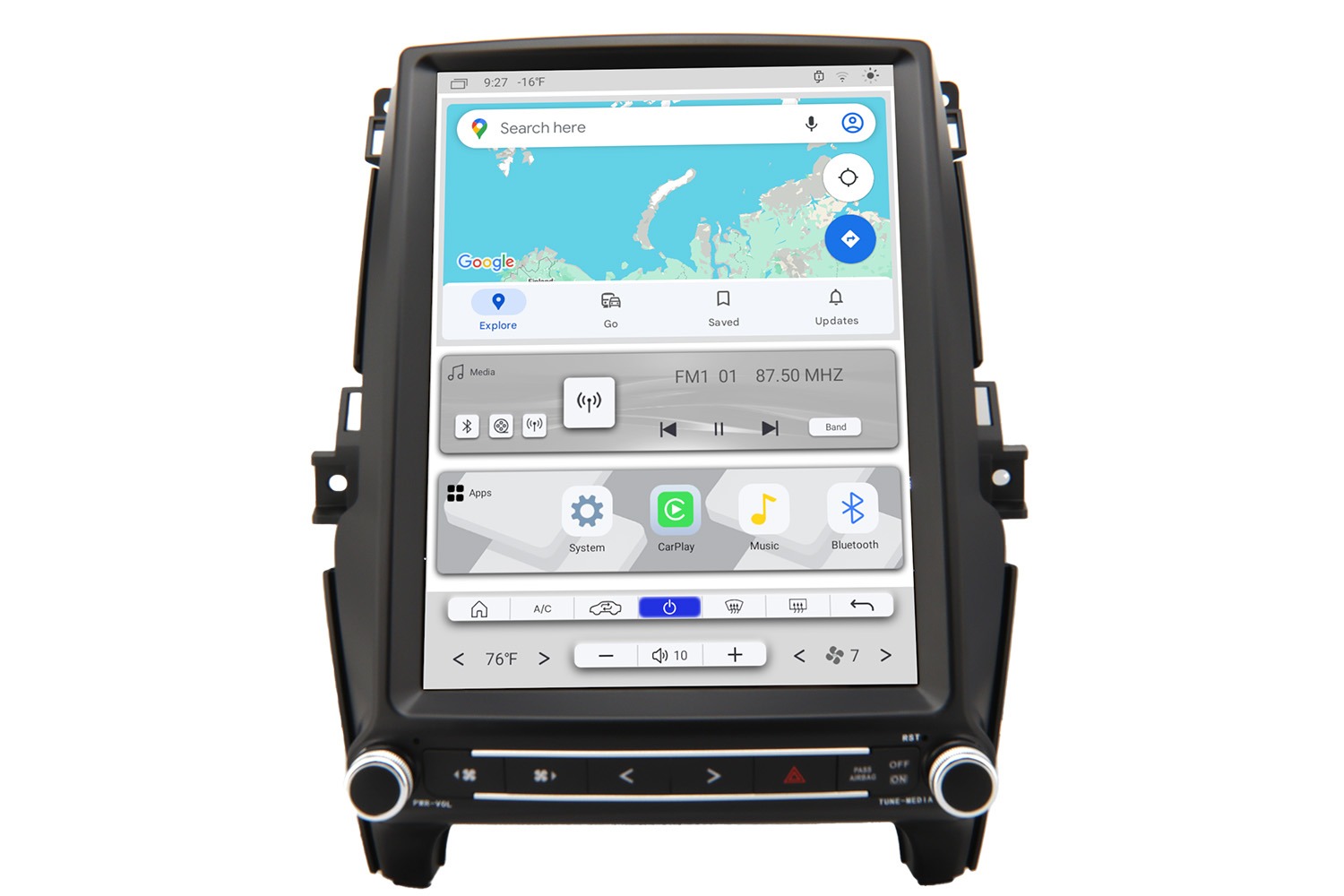 T-Style LITE 2 Radio for 2019-2022 Ford Ranger