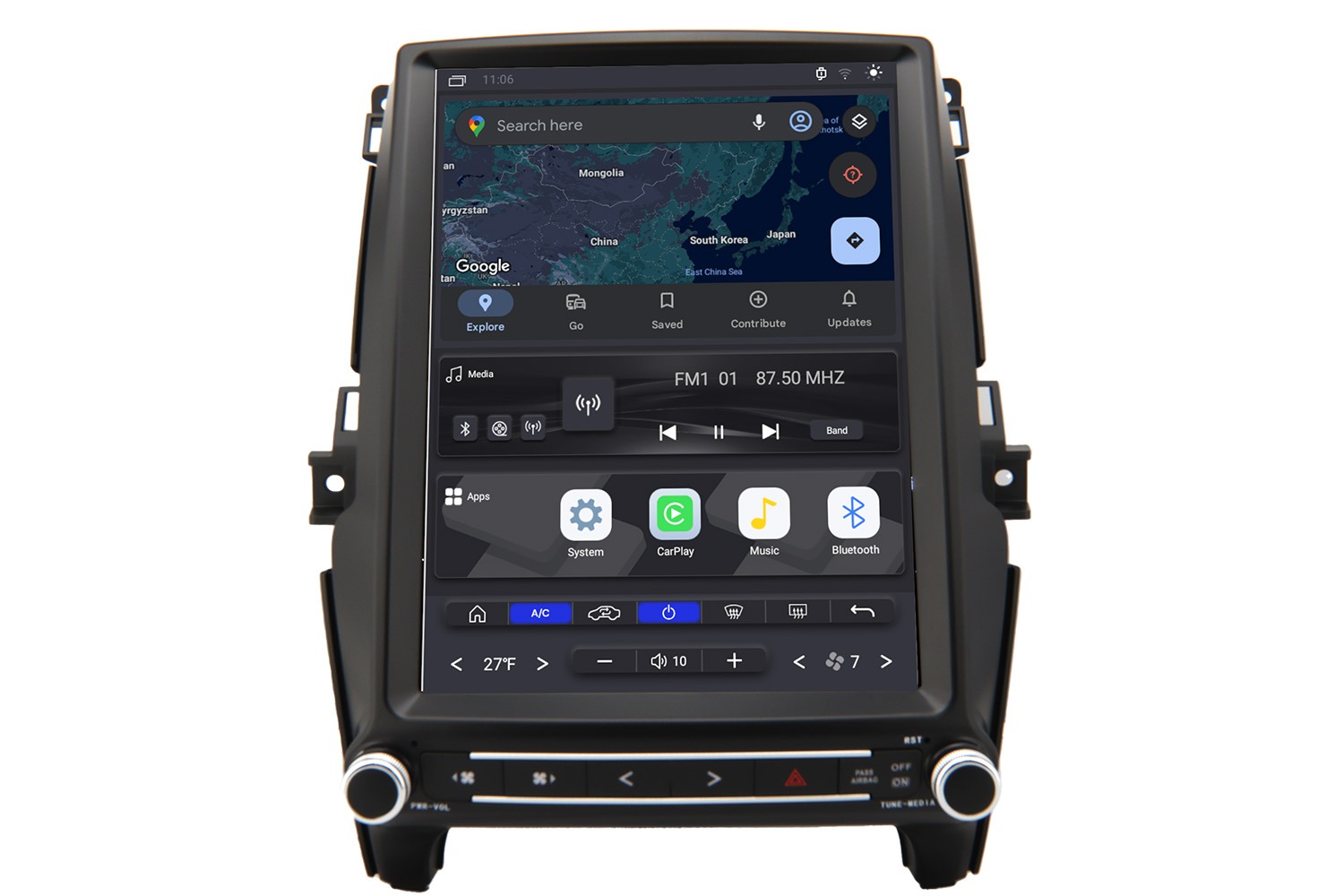 T-Style LITE 2 Radio for 2019-2022 Ford Ranger - Image 2