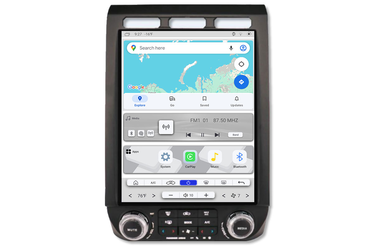 T-Style LITE 2 Radio for 2015-2022 Ford F-Series