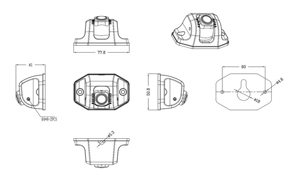 Aluminum Base Adjustable Universal Camera - Image 7