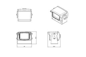 HD Black Commercial Camera w/IR Assist - 140 Degree View - Image 6
