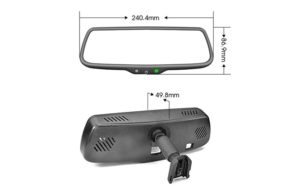 7.2″ Full View Mirror Monitor - Image 4