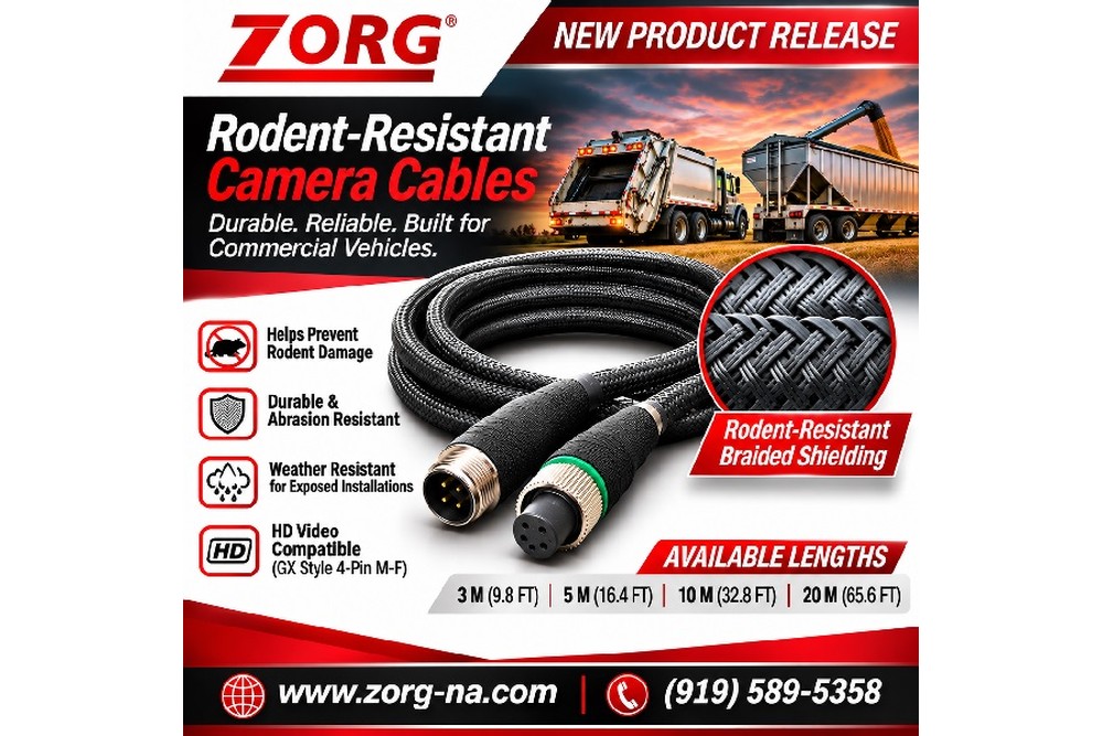 Rodent-Resistant 5M (16.4') 4-Pin HD Camera Extension Cable, GX Style M-F - Image 2