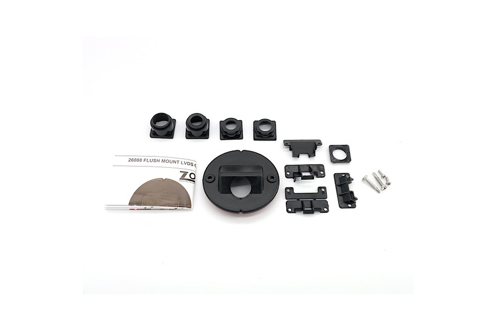 Flush Mount Service Body LVDS Camera Relocation Kit With 9′ Heavy Duty LVDS Cable for 2022.5+ GM 1500, 2024+ GM 2500/3500 - Image 4